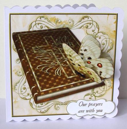 Bible Butterfly Sympathy 2 by Margaret McCartney