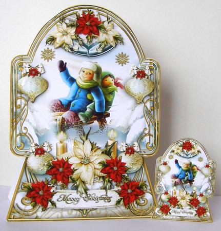 First Snow Christmas Card Kit by Margaret McCartney