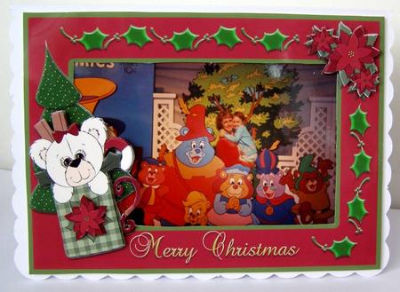 Christmas Photo Frame Keepsake Card by Margaret McCartney