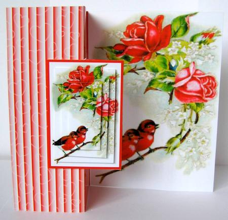 Love Birds and Roses by Margaret McCartney