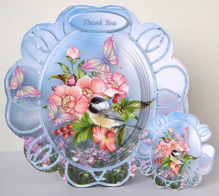 A Little Bird - Fancy Shaped Card Mini Kit by Margaret McCartney