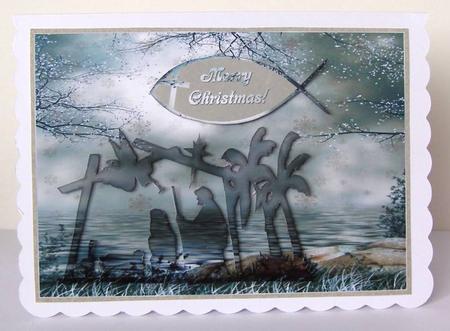 Seaside Creche Christian Christmas Nativity Mini Kit by Margaret McCartney