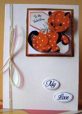 Little Cloth Kitten Valentine by Margaret McCartney