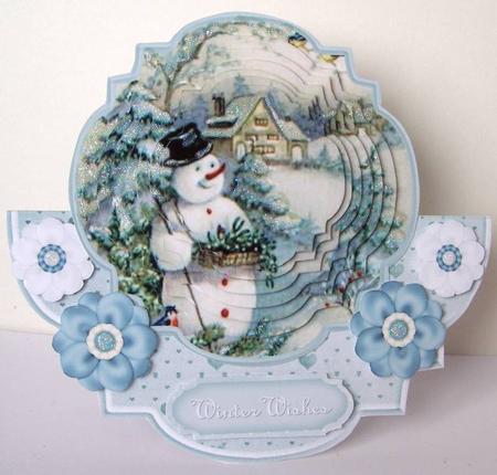 The Night Before Christmas - Shaped Wobble Card Mini-kit by Margaret McCartney