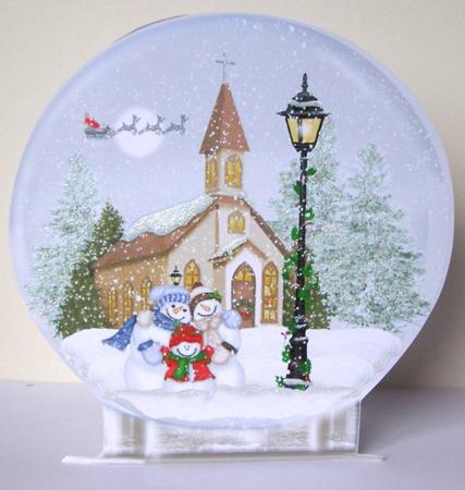 The Night Before Christmas Snow Globe by Margaret McCartney