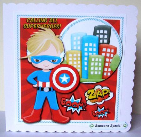 Super Hero with Shield 8x8 Mini Kit by Margaret McCartney