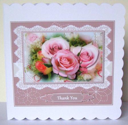 Pink Roses, Hearts and Pearls by Margaret McCartney