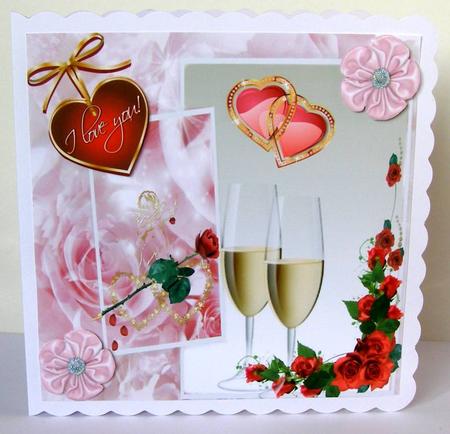 Valentines Champagne for Two by Margaret McCartney