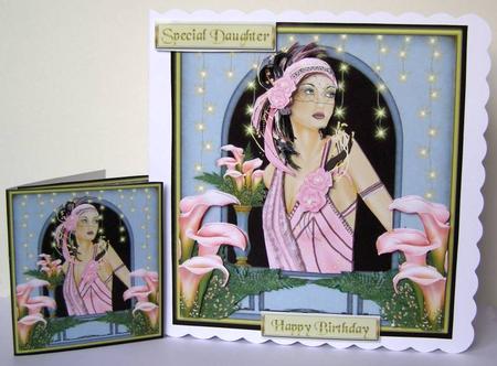 Stunning Flapper Lady No 9 Mini Kit by Margaret McCartney