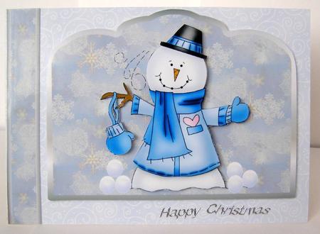 All Dressed Up Smarty Snowman by Margaret McCartney