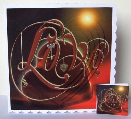 Love Hearts & Valentines - Hearts 86a Steampunk + Tag + by Margaret McCartney
