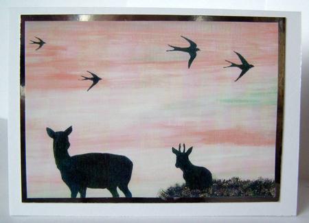 Deer at Dawn by Margaret McCartney