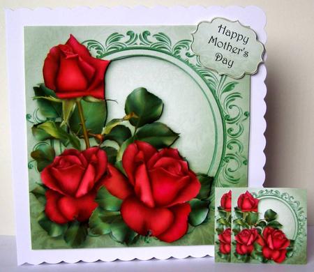 Red Tudor Roses by Margaret McCartney
