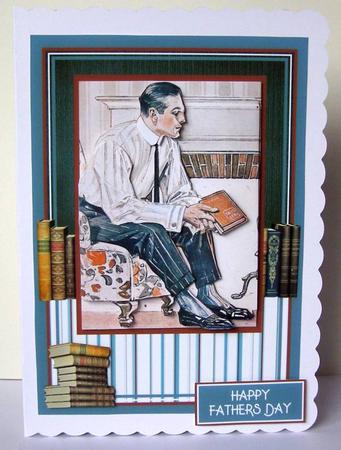 Book Lover A5 Decoupage Minikit by Margaret McCartney