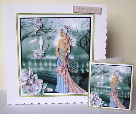Stunning Flapper Lady No 19 Mini Kit by Margaret McCartney