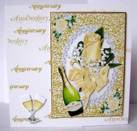 Gold Rose & Champagne by Margaret McCartney
