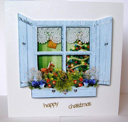 Looking Through My Window to a Warm Christmas 1 by Margaret McCartney