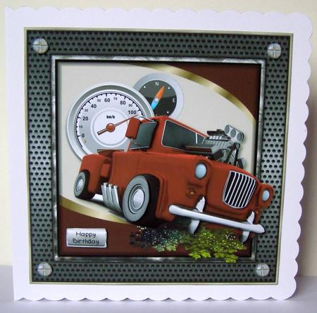 Hey Dude Card Topper by Margaret McCartney