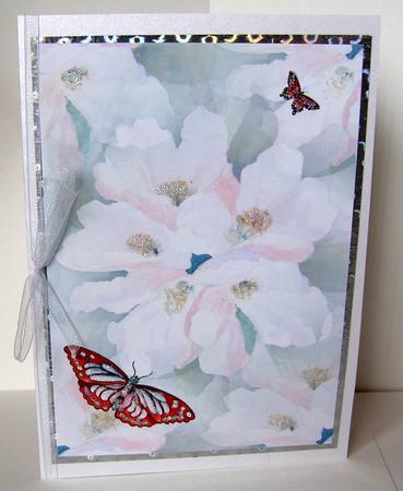 Apple Blossom2 Watercolour Vellum by Margaret McCartney