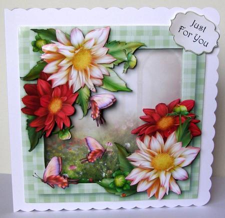 Floral & Flutters - Dahlia Blooms by Margaret McCartney