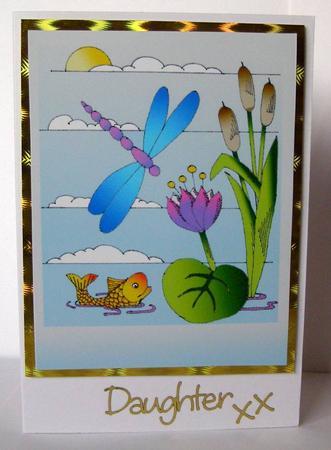 Dragon Fly and Lily by Margaret McCartney