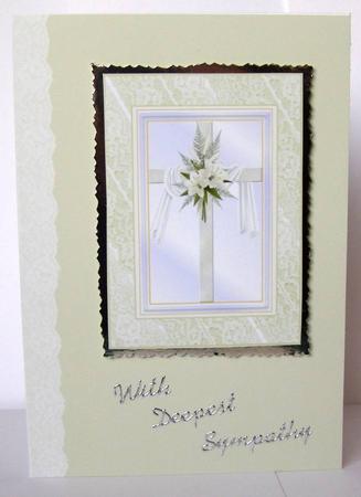 Easter or Sympathy Cross by Margaret McCartney