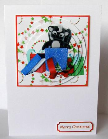Cute Christmas Critters Pyramage by Margaret McCartney
