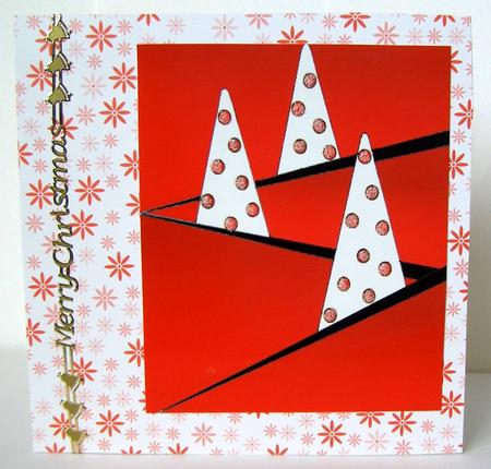 Red and Black Xmas Trees by Margaret McCartney