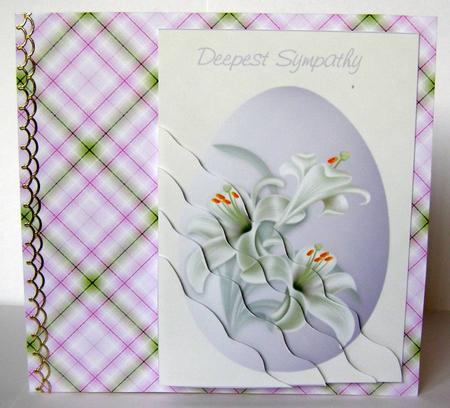 Deepest Sympathy Wavy Side Stacker by Margaret McCartney