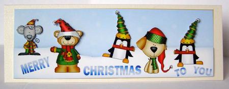 Merry Christmas Snow Friends by Margaret McCartney