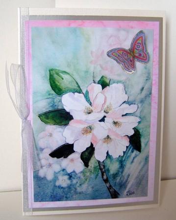 4 Apple Blossom Toppers by Margaret McCartney