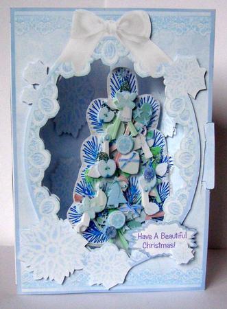 3D Corner Card Kit - Beautiful Christmas by Margaret McCartney