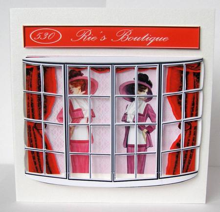 Lavender Lady Boutique Shop Window by Margaret McCartney