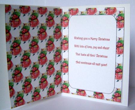 Santa and Cats by Margaret McCartney