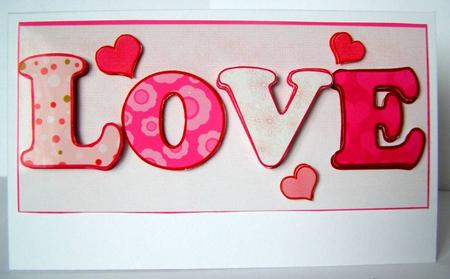 Valentines Dl Letter Decoupage Sheet by Margaret McCartney