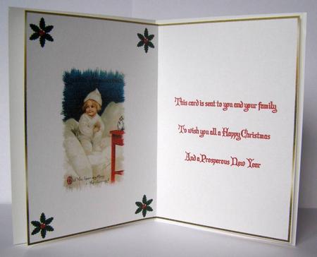 Wishing You Christmas Cheer Insert 1 by Margaret McCartney