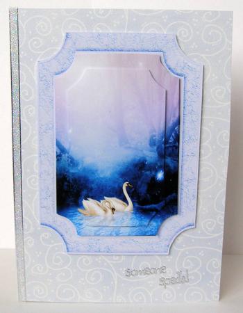 2 Swans Birthday or Anniversary by Margaret McCartney