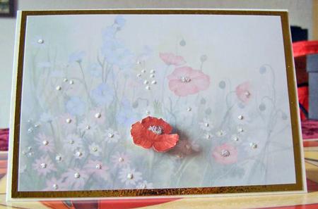 Watercolour Flowers of the Field Vellum by Margaret McCartney