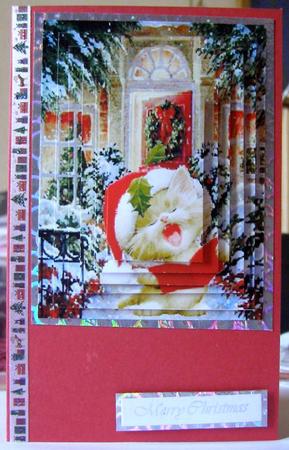Carolling Kitten by Margaret McCartney