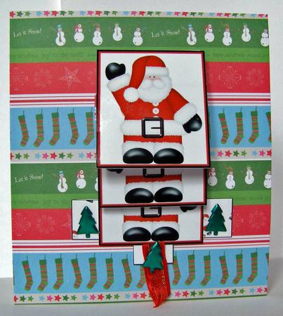 Waving Santa Waterfall by Margaret McCartney