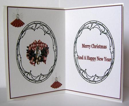 Christmas Holly Insert 1 by Margaret McCartney