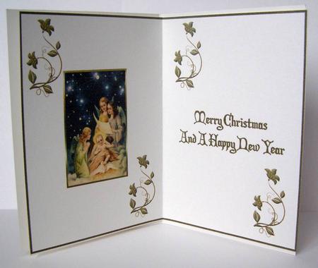 Christmas Vintage Angels Insert by Margaret McCartney