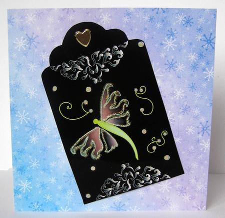 Happiness Dragonfly Tags by Margaret McCartney