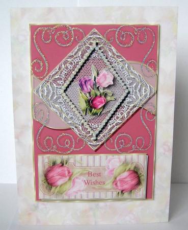 Tulip Bouquet Card Topper by Margaret McCartney