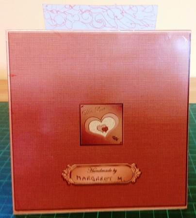 Elegant Hearts No-Hole Over the Edge with Spiral Pyramid Topper by Margaret Mountstephens