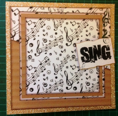 Backing Paper Music 1 by Margaret Mountstephens