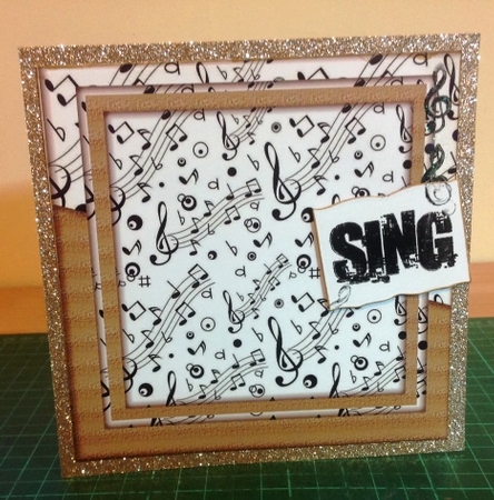 Backing Paper Music 1 by Margaret Mountstephens