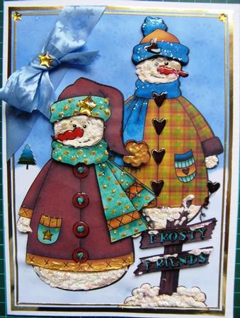 Frosty Friends Quick Card by Margaret Mountstephens