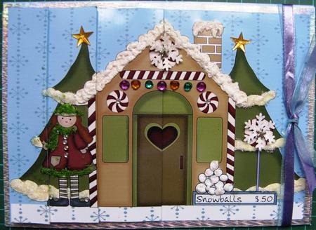 Santa's Grotto Side Stacker by Margaret Mountstephens