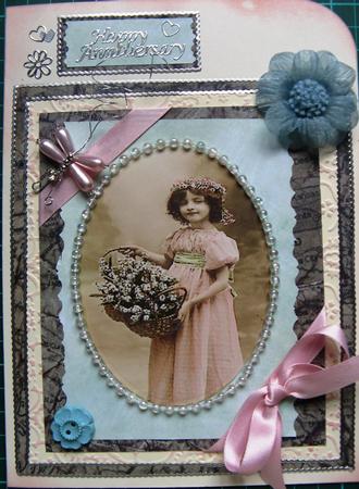 Vintage Girls and Ladies Oval by Margaret Mountstephens